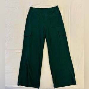 Lou & Grey Dark Green Wide Leg Pants